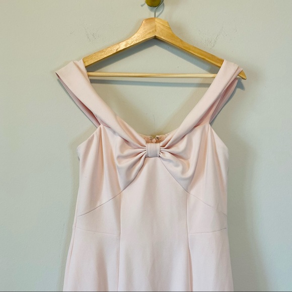 Gal Meets Glam Pink Tyler Off Shoulder Midi Dress Spring Summer Size 6 - Picture 3 of 8